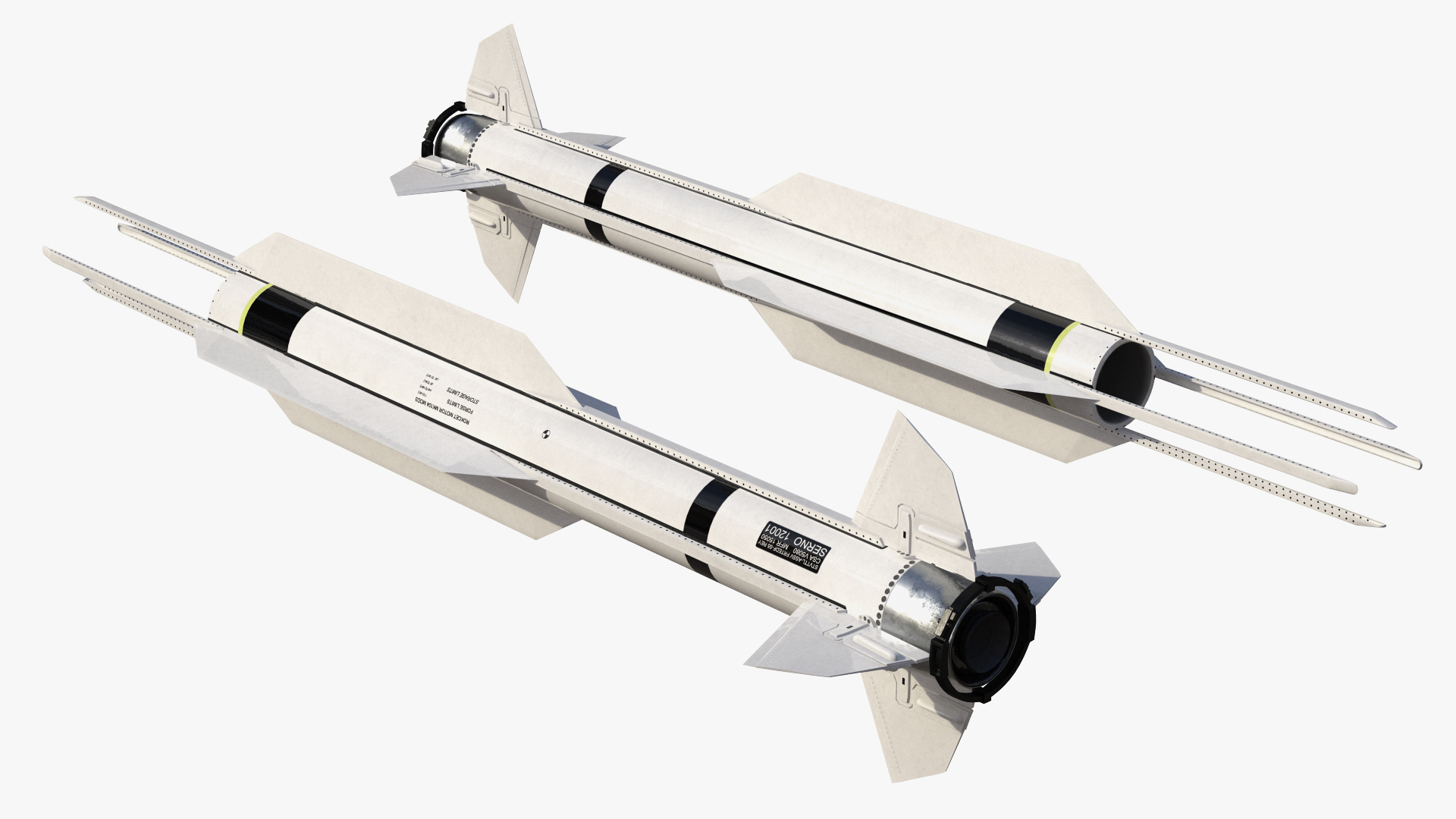 3D Steering Control Section SM6 Missile