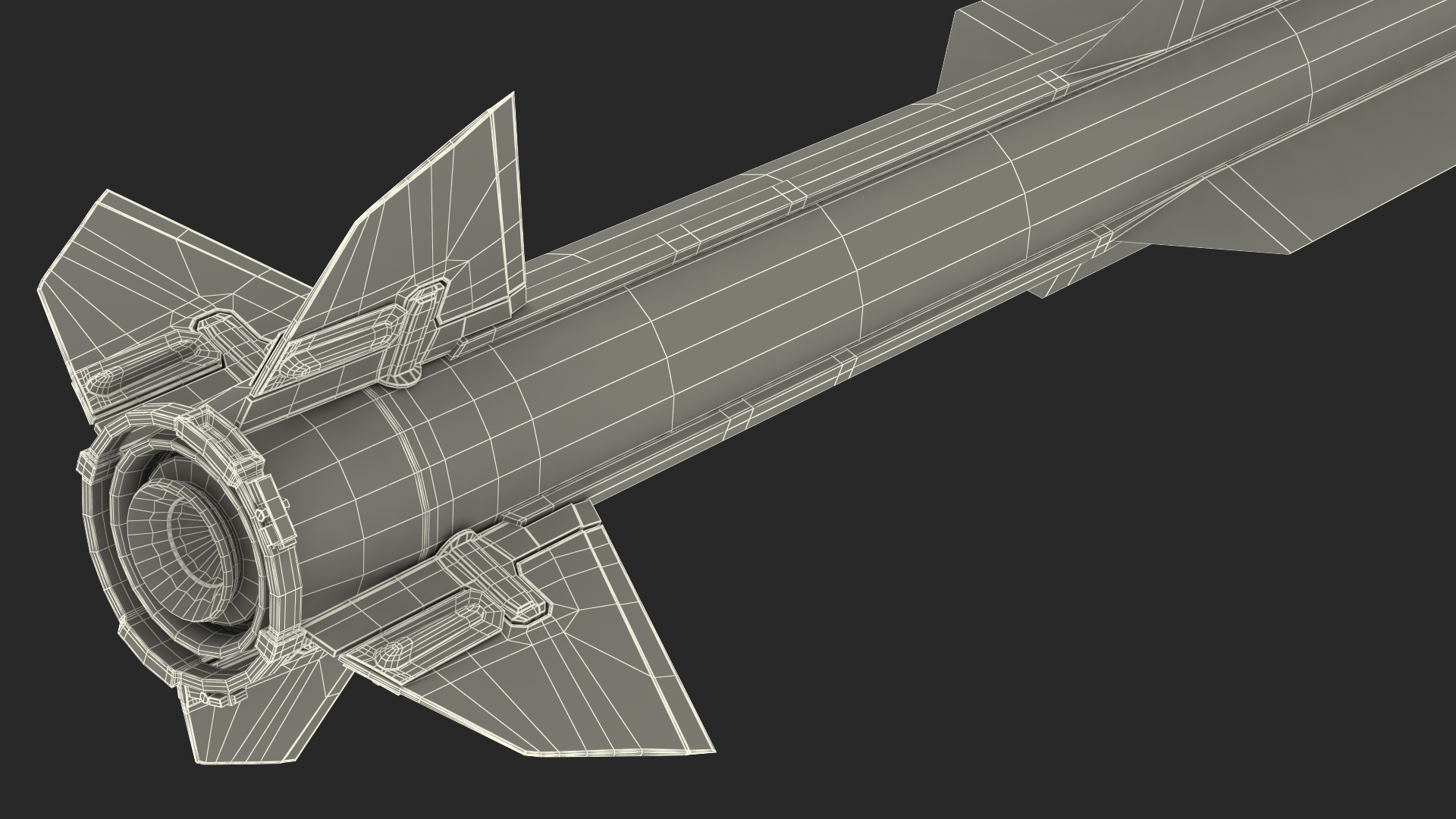 3D Steering Control Section SM6 Missile