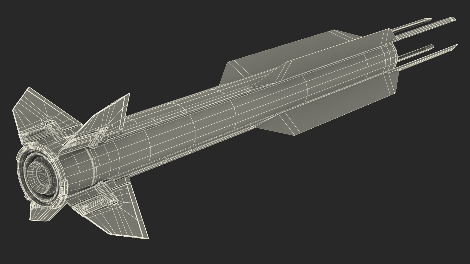 3D Steering Control Section SM6 Missile