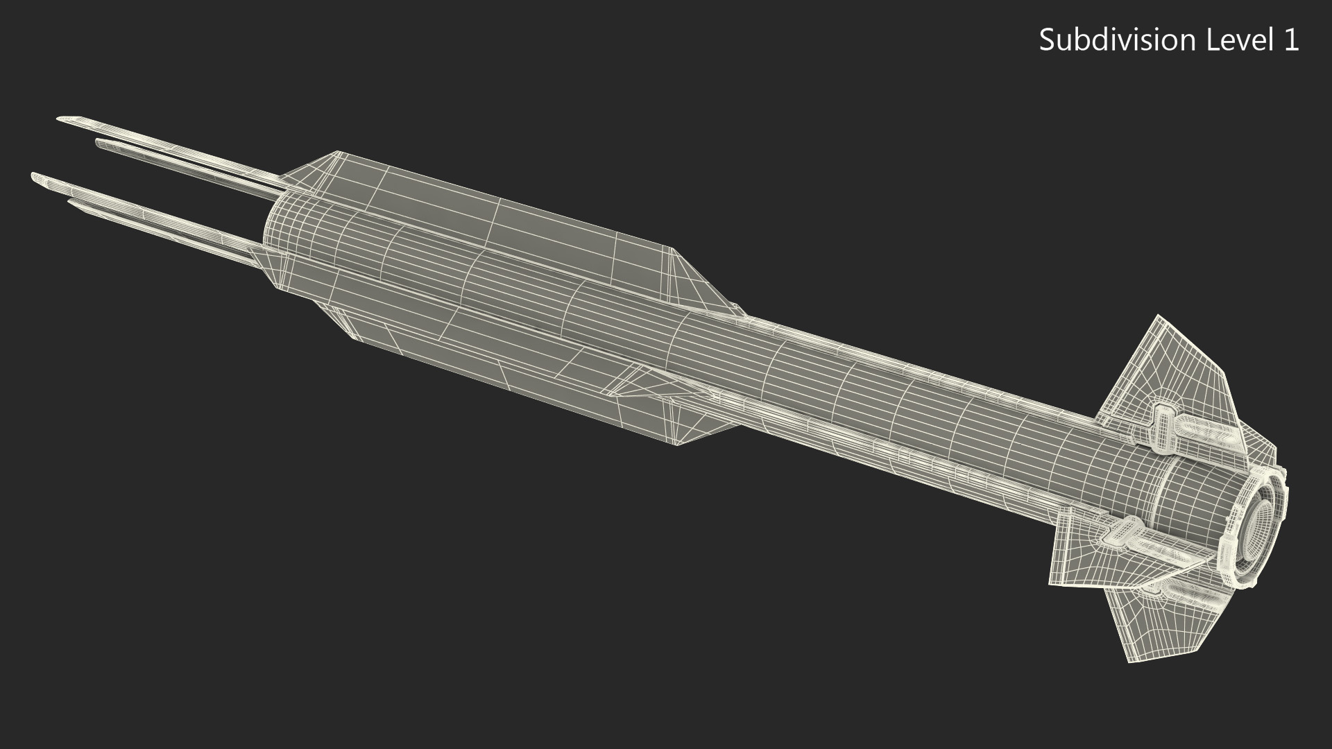 3D Steering Control Section SM6 Missile