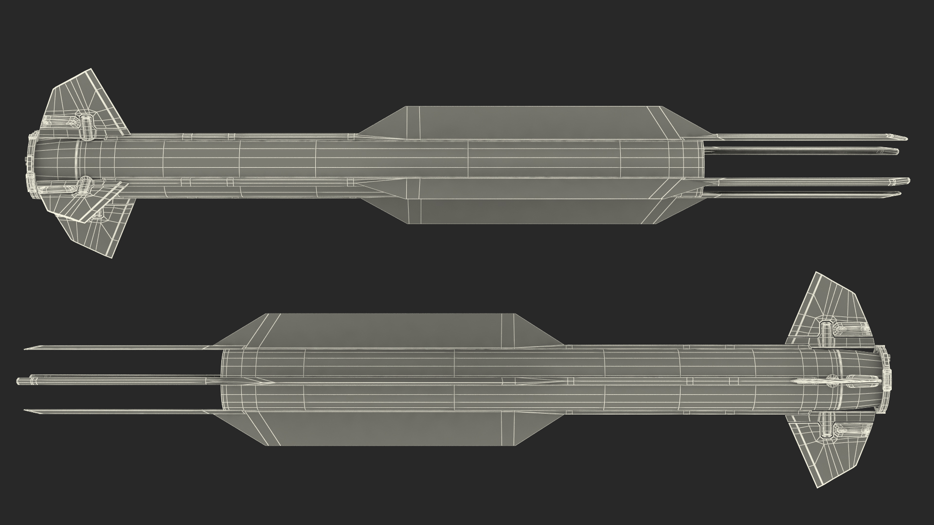 3D Steering Control Section SM6 Missile