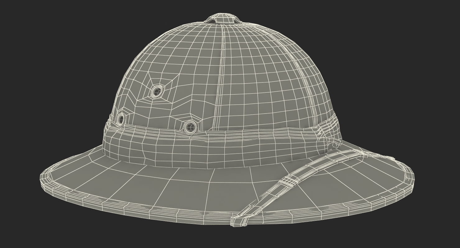 3D Tropical Helmet Dirty