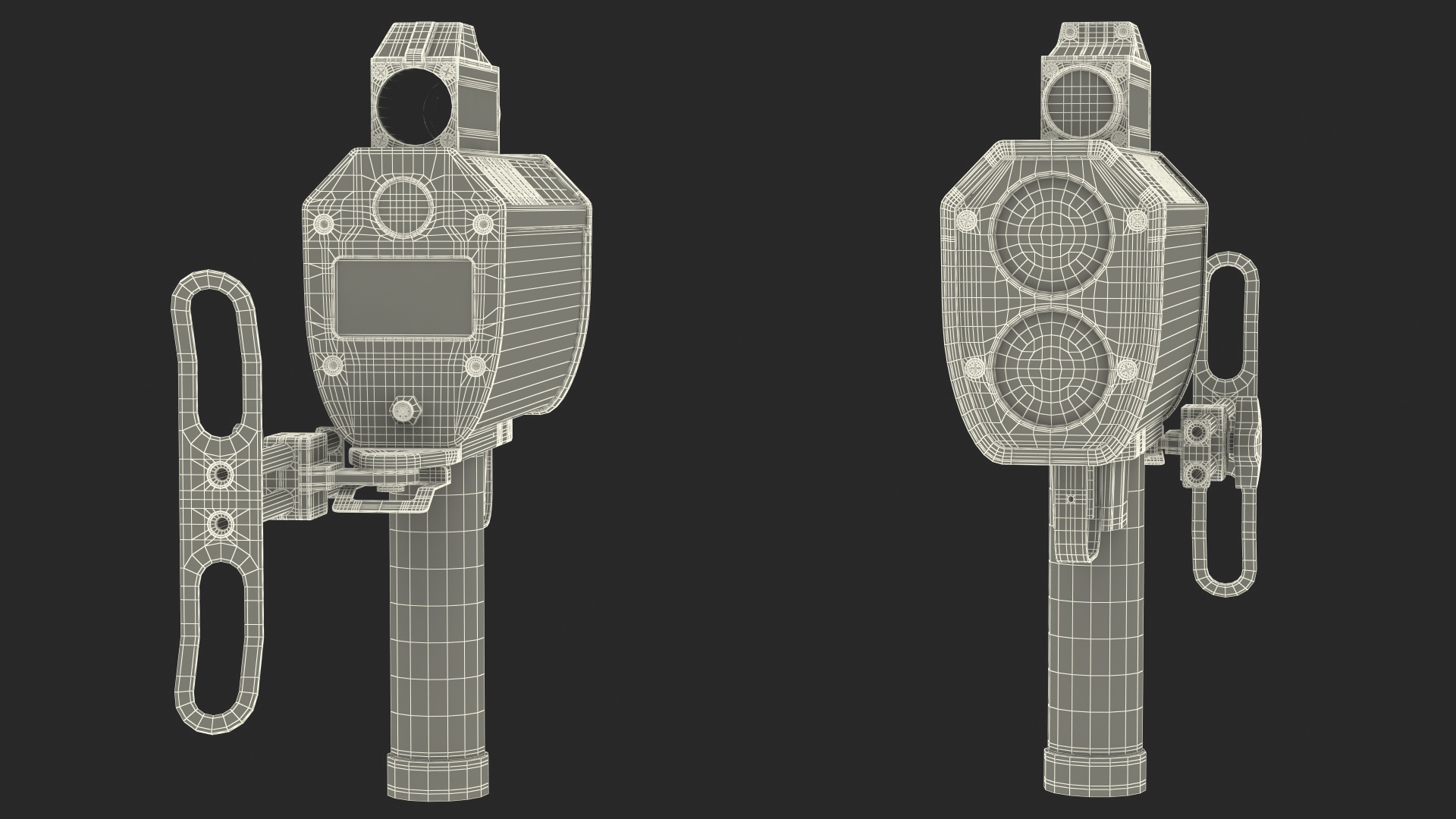 3D Traffic Laser Speed Gun model