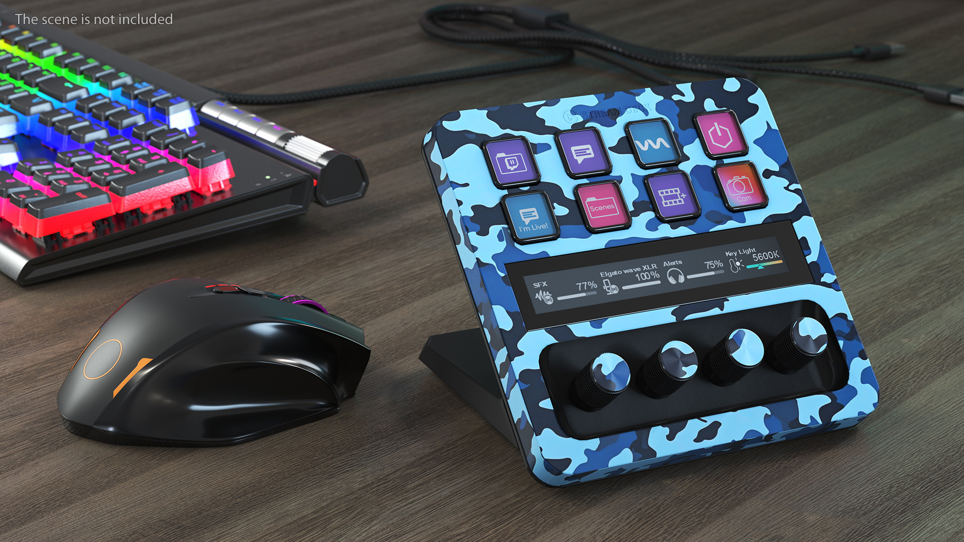 3D model Elgato Stream Deck Custom Skin