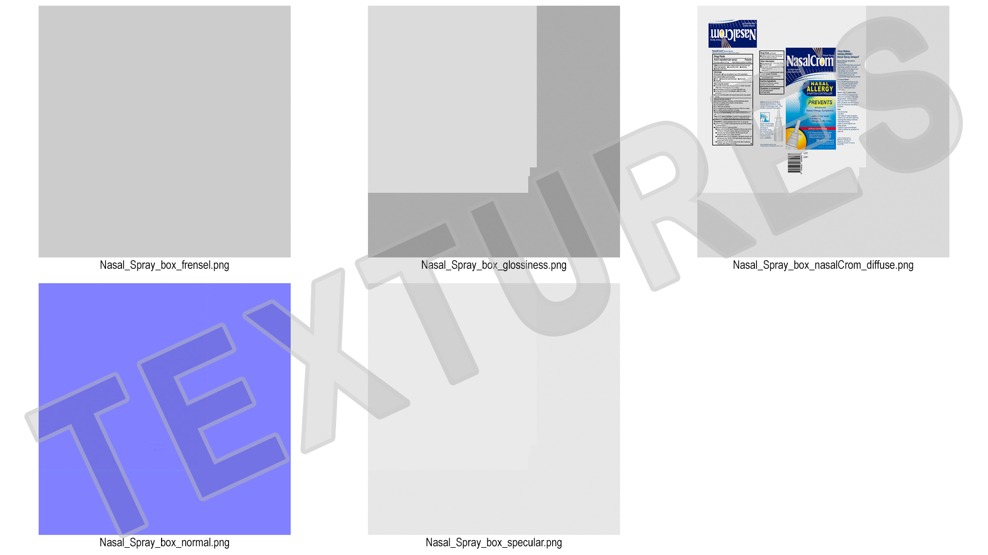 3D model NasalCrom Allergy Symptom Controller Box