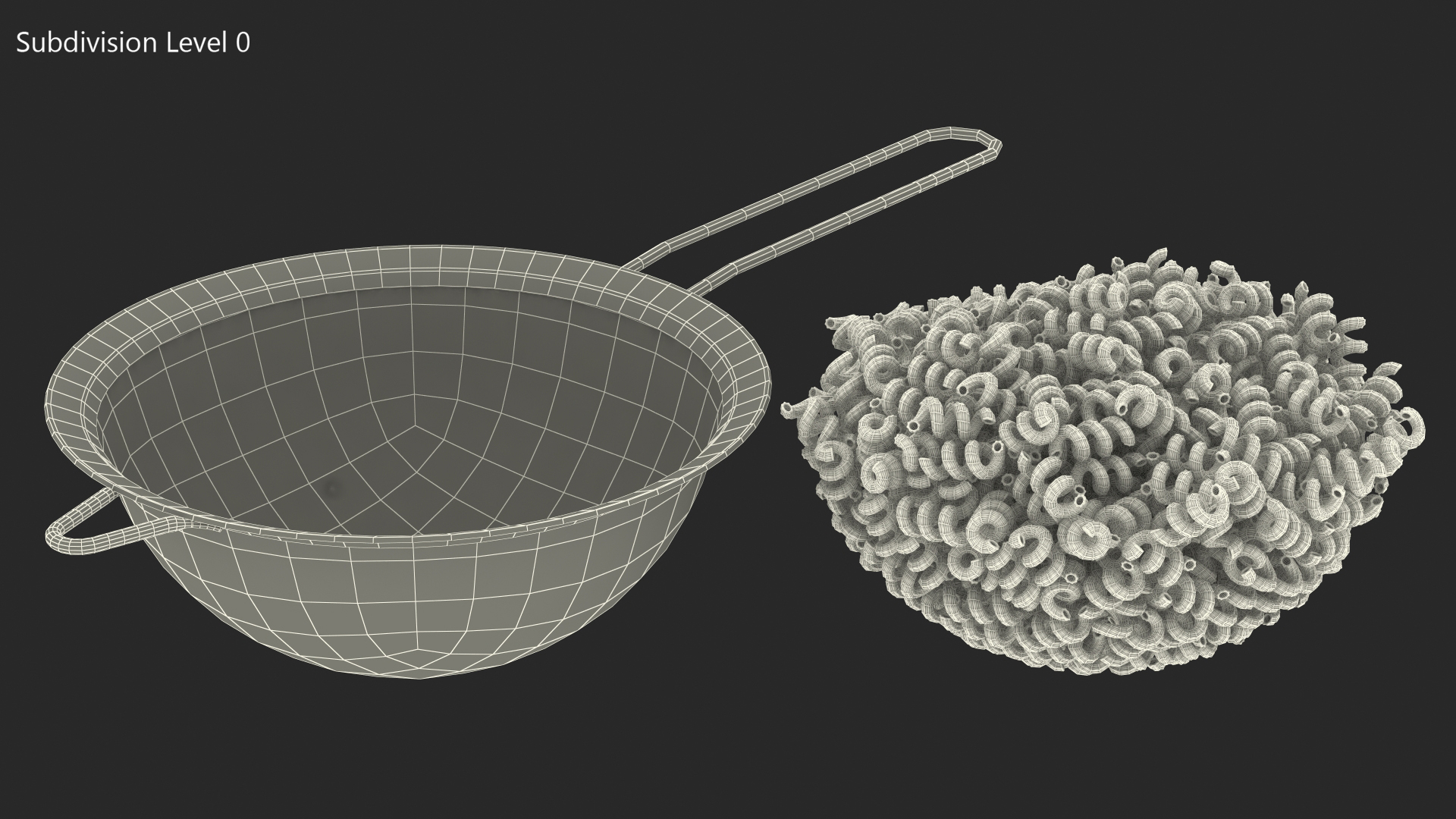 Boiled Pasta 3D