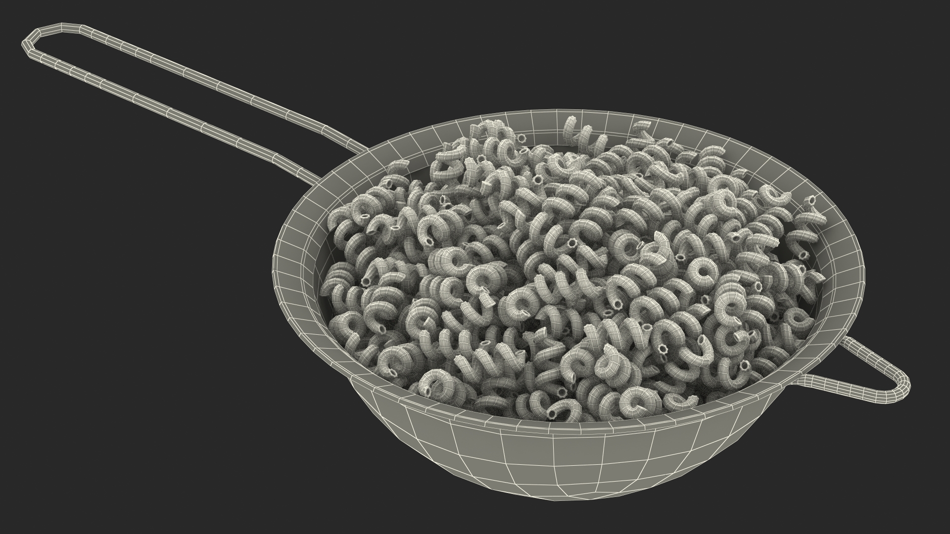 Boiled Pasta 3D