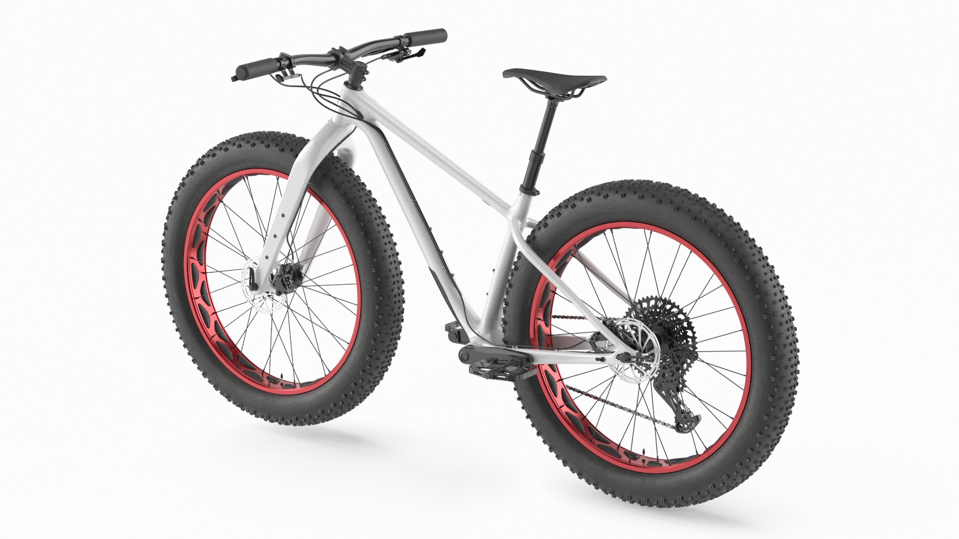 Fat Trek Bike White 3D model