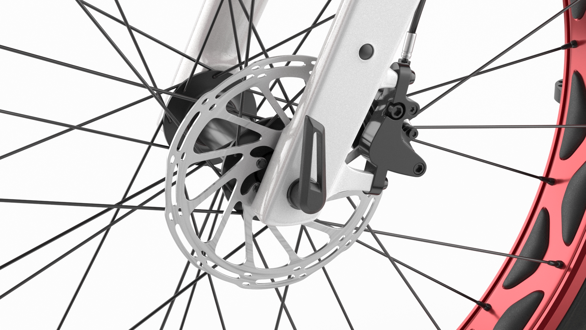 Fat Trek Bike White 3D model