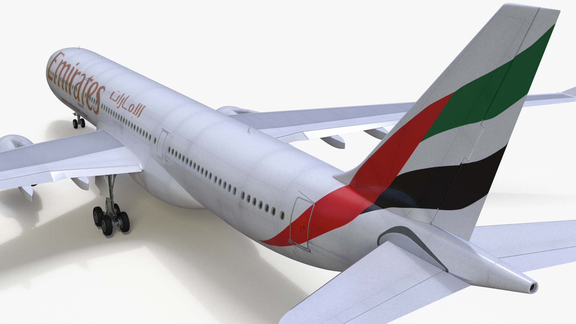 Emirates Airbus A330-200 3D model