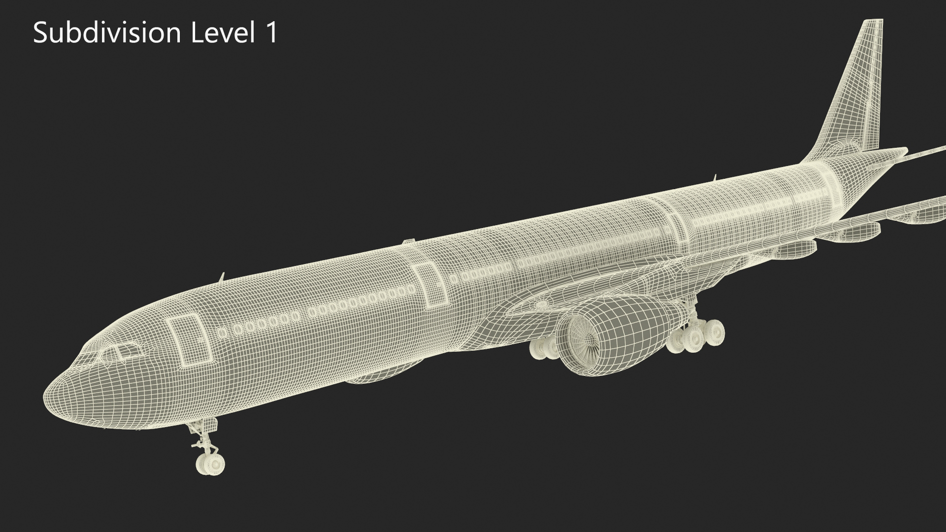 Emirates Airbus A330-200 3D model