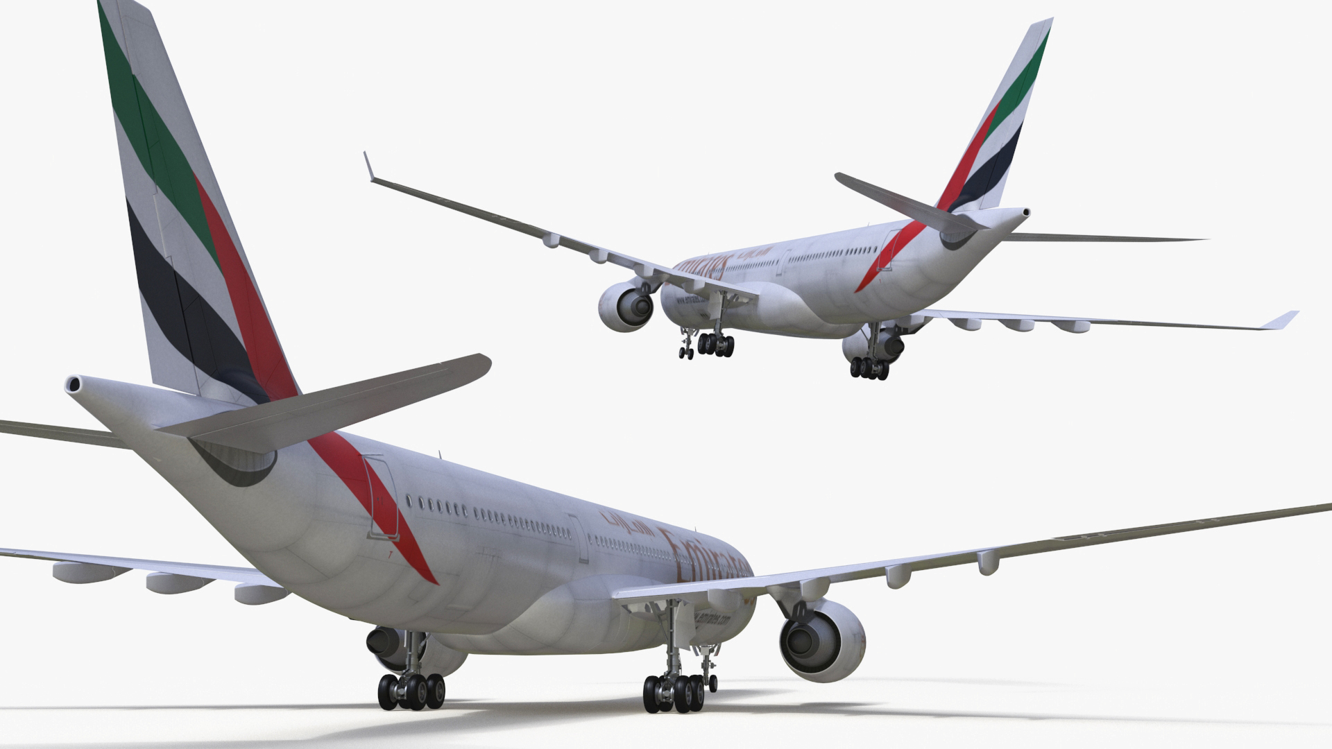 Emirates Airbus A330-200 3D model