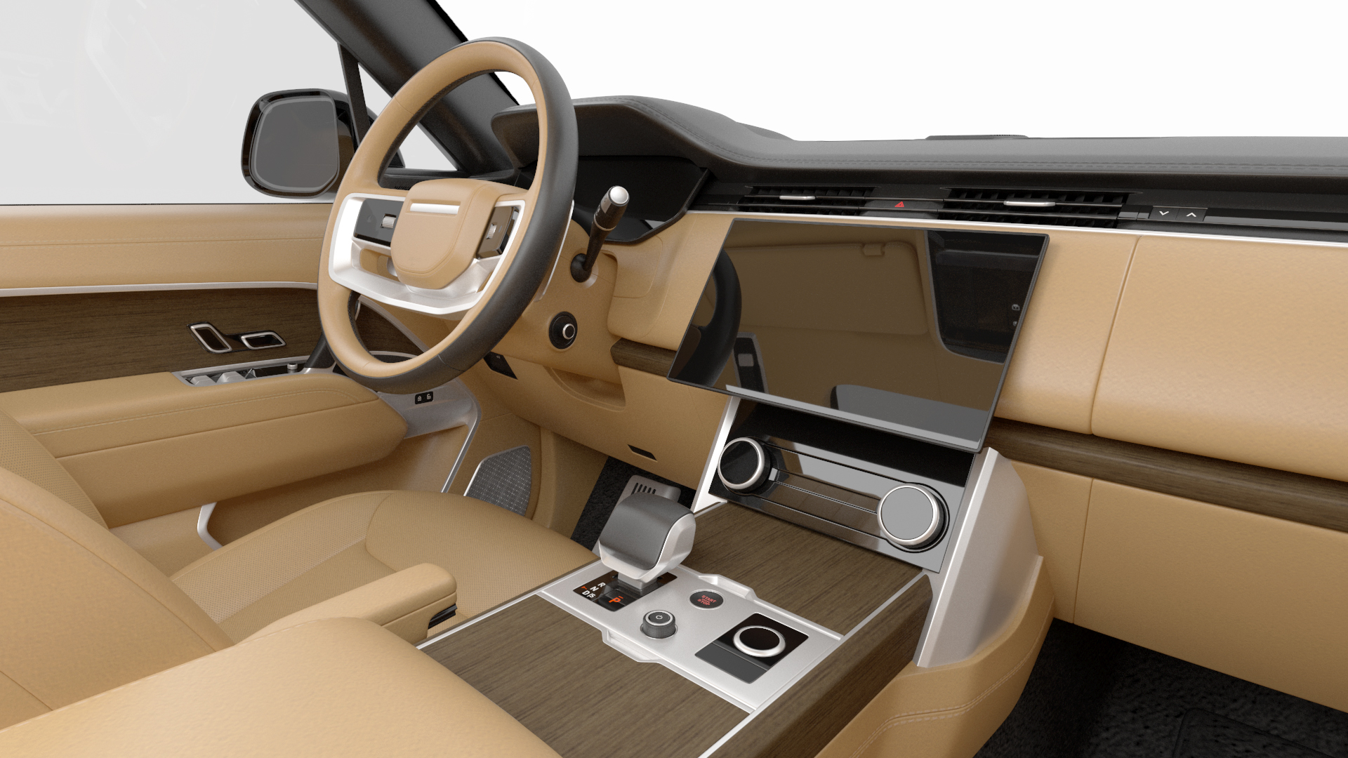 Luxury European SUV 3D model