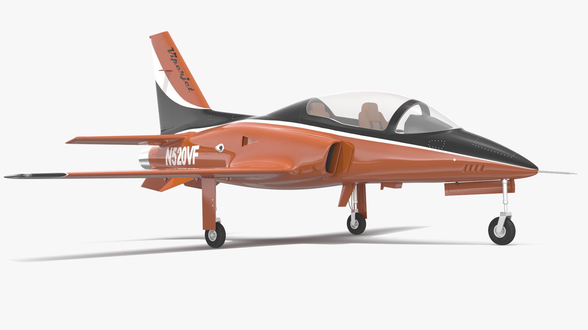 3D Single-Engine Sport Aircraft ViperJet Rigged for Cinema 4D model