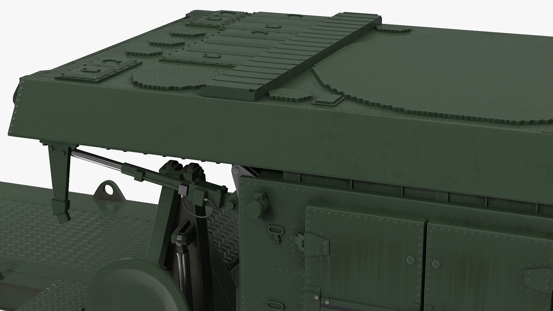 3D model Patriot Radar AN MPQ53 Green Rigged