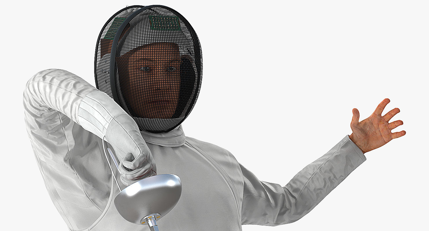 3D model Olympic Men Fencer Rigged