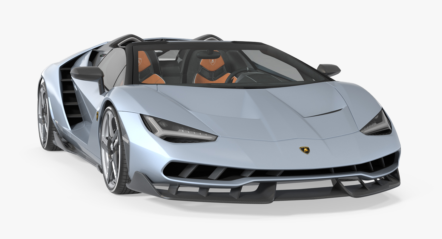 3D Lamborghini Centenario Roadster 2017