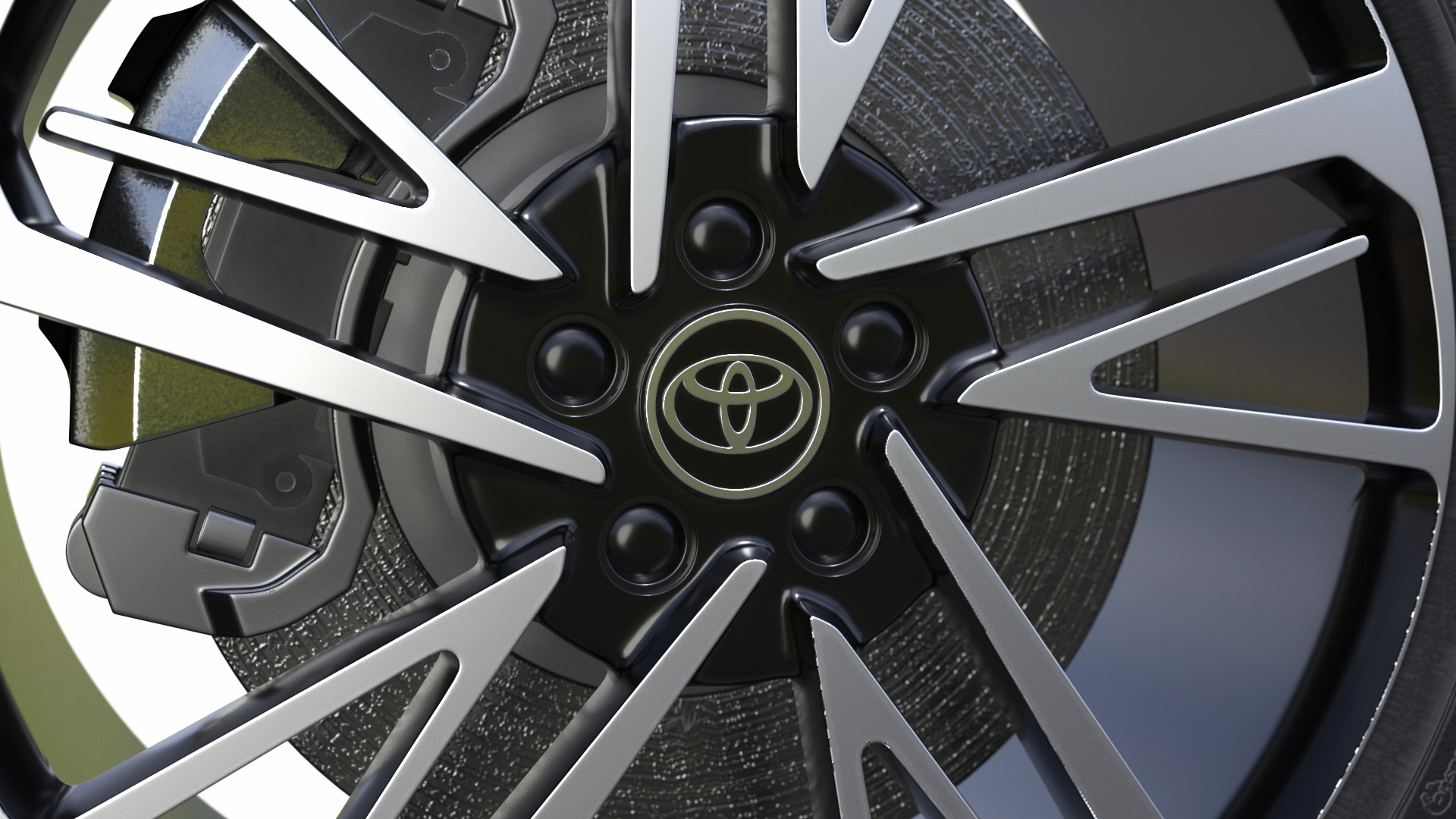 3D Toyota Camry Wheel model