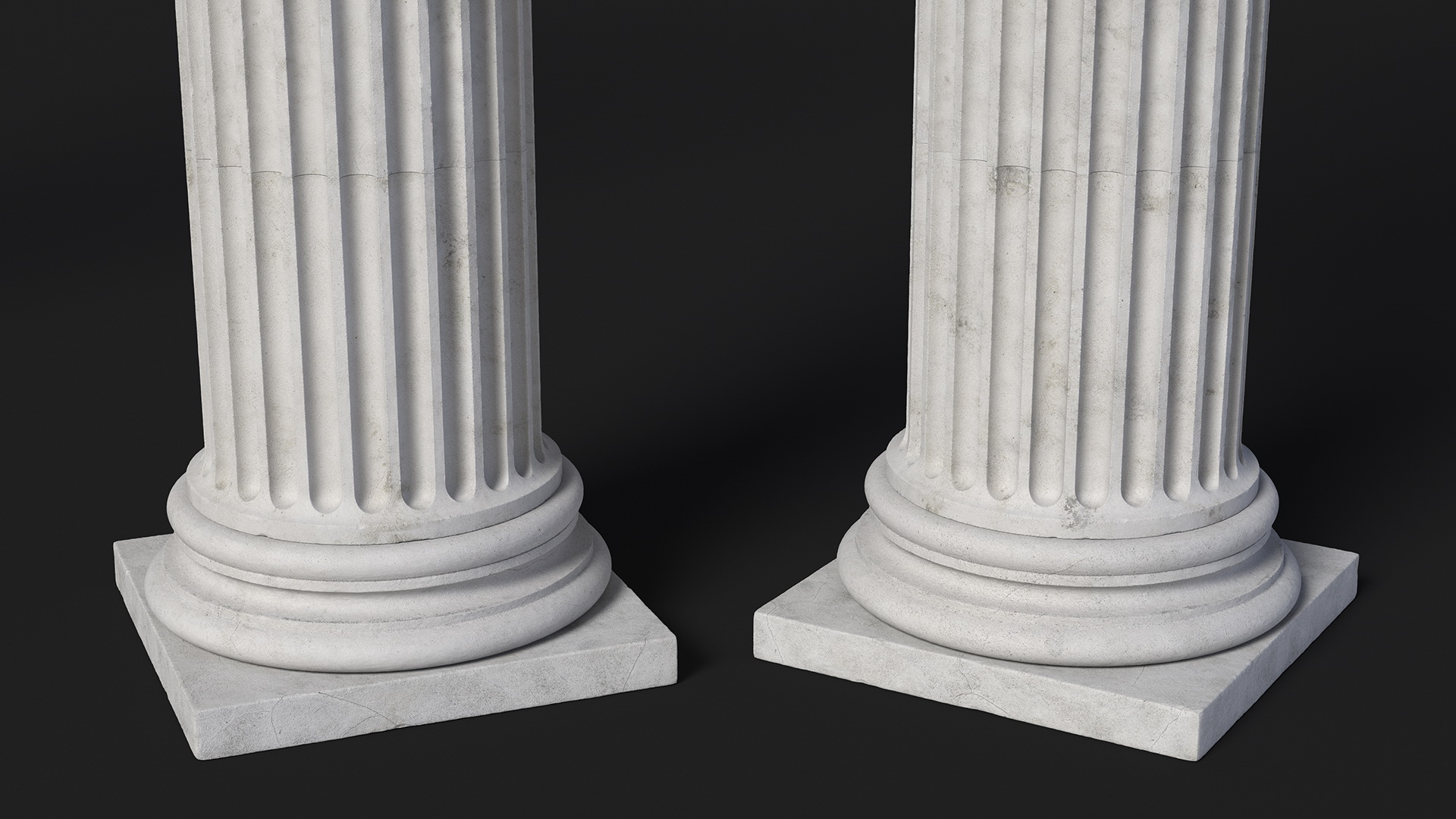 3D model Antique Corinthian Column