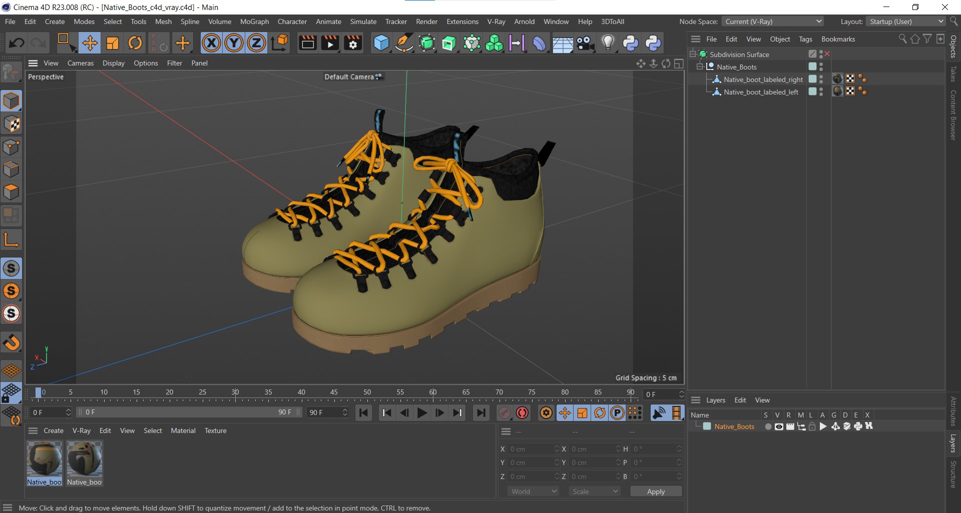 Native Boots 3D