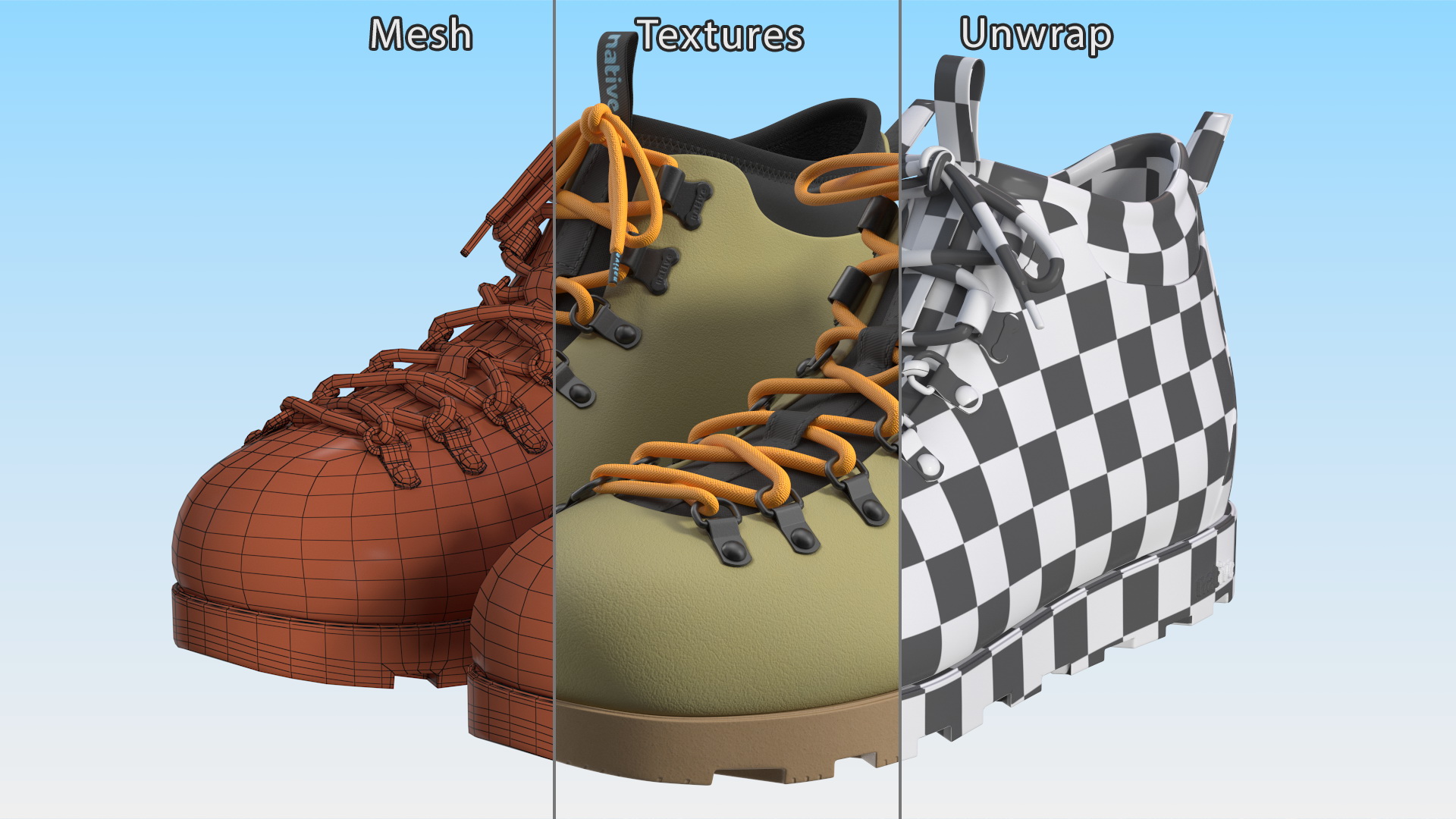 Native Boots 3D