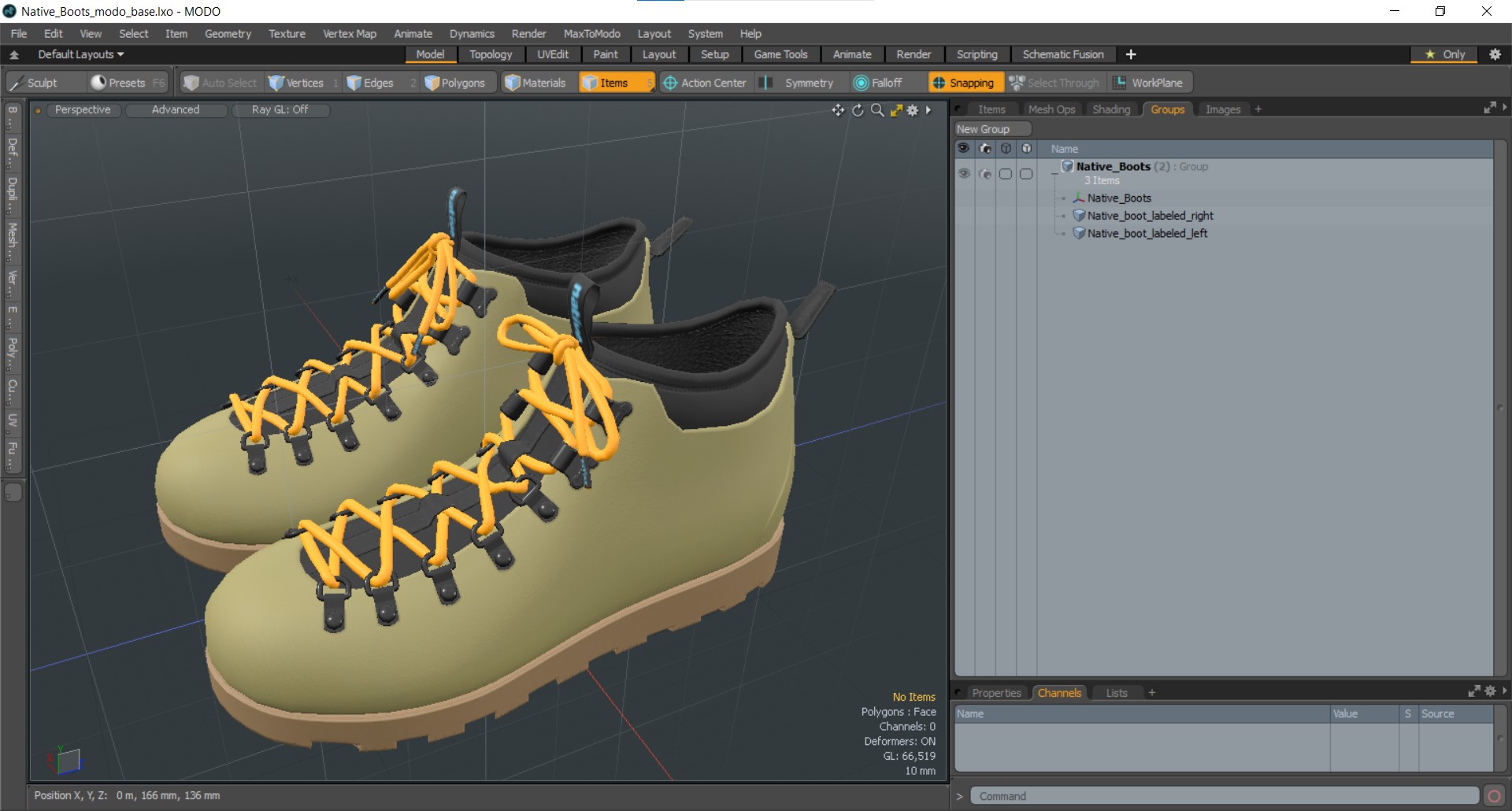 Native Boots 3D