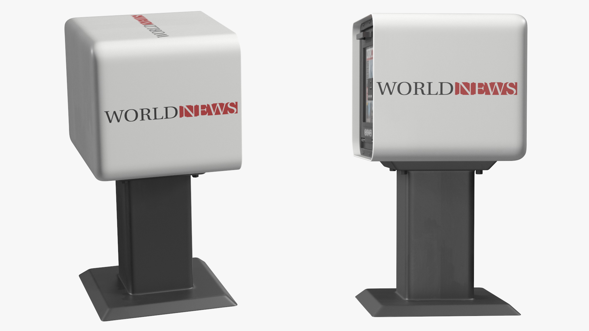 3D Urban Newspaper Vending Machine