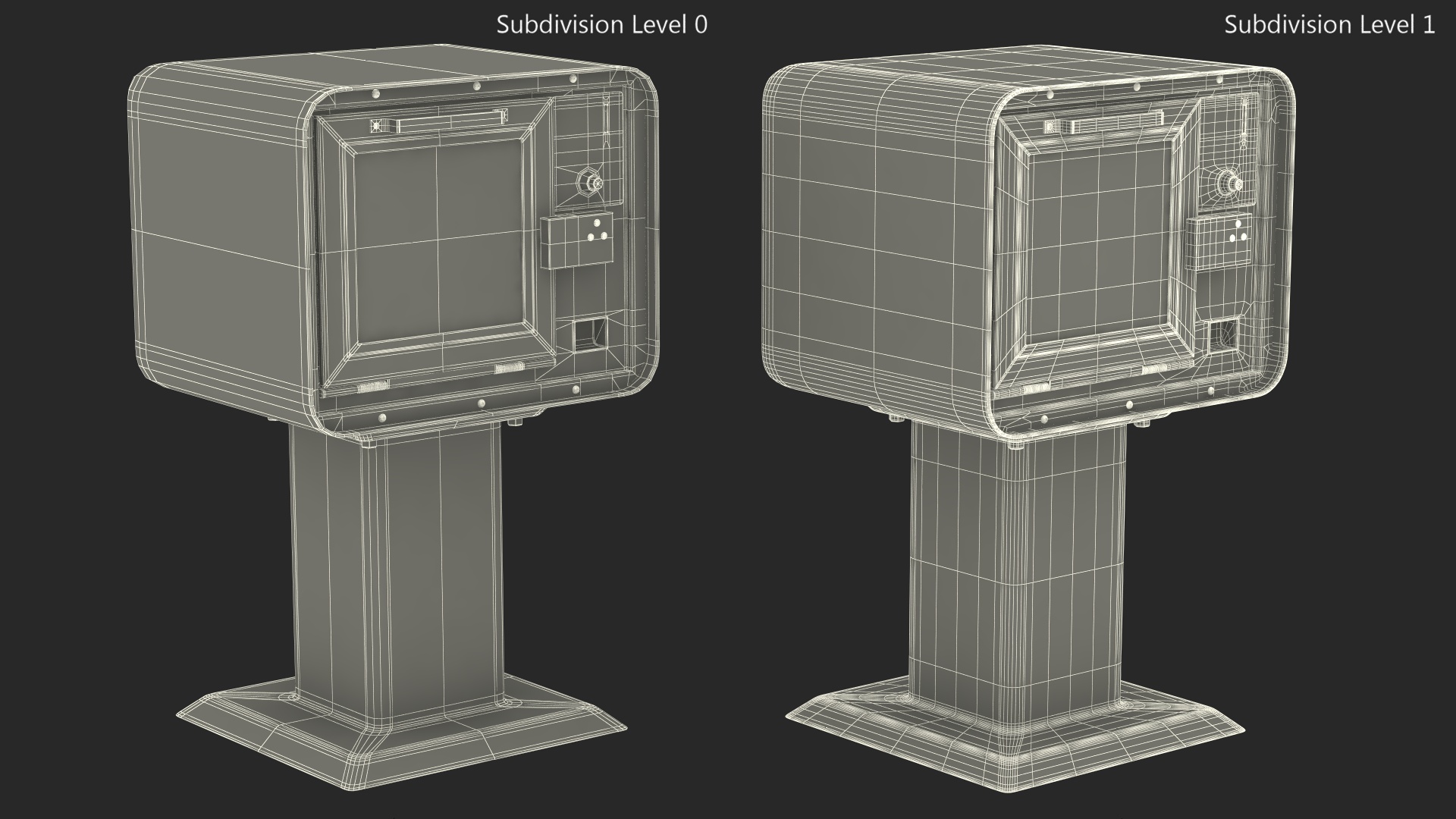 3D Urban Newspaper Vending Machine