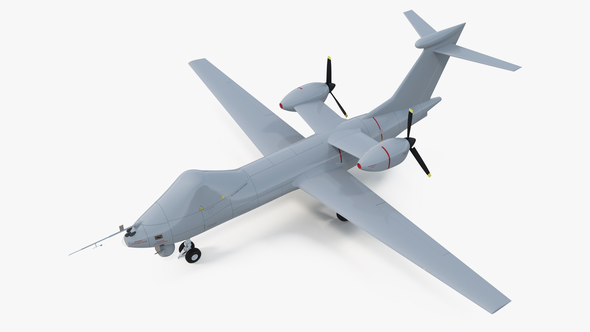 3D BAe Systems Mantis Unmanned Aircraft