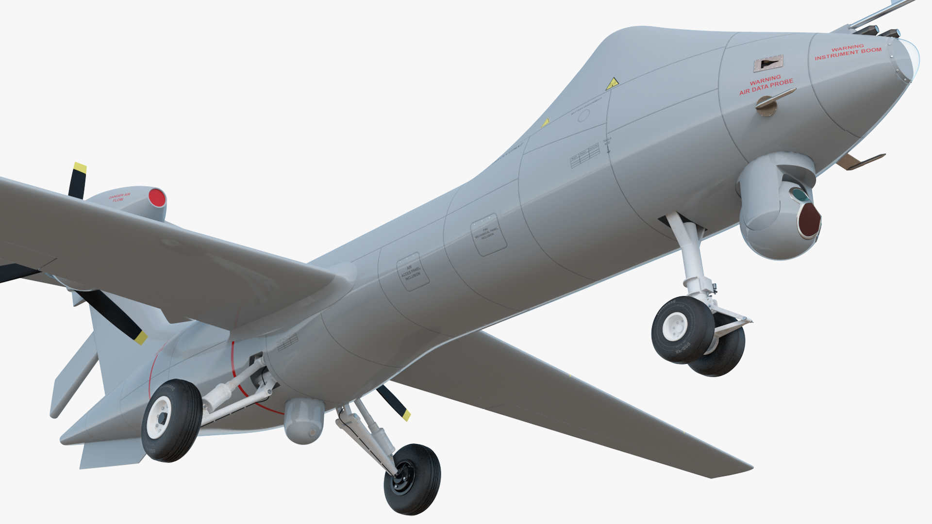 3D BAe Systems Mantis Unmanned Aircraft