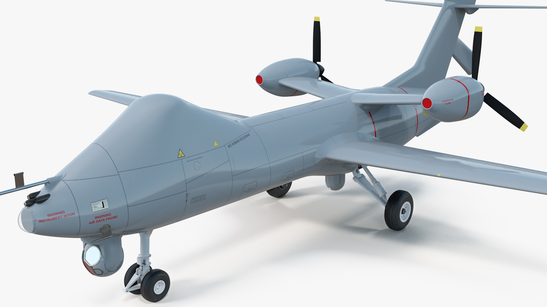 3D BAe Systems Mantis Unmanned Aircraft