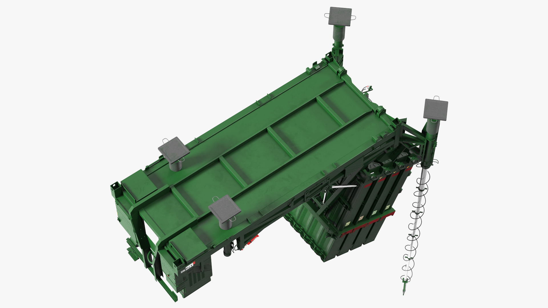 Armed Iron Dome Air Defense Batteries 3D