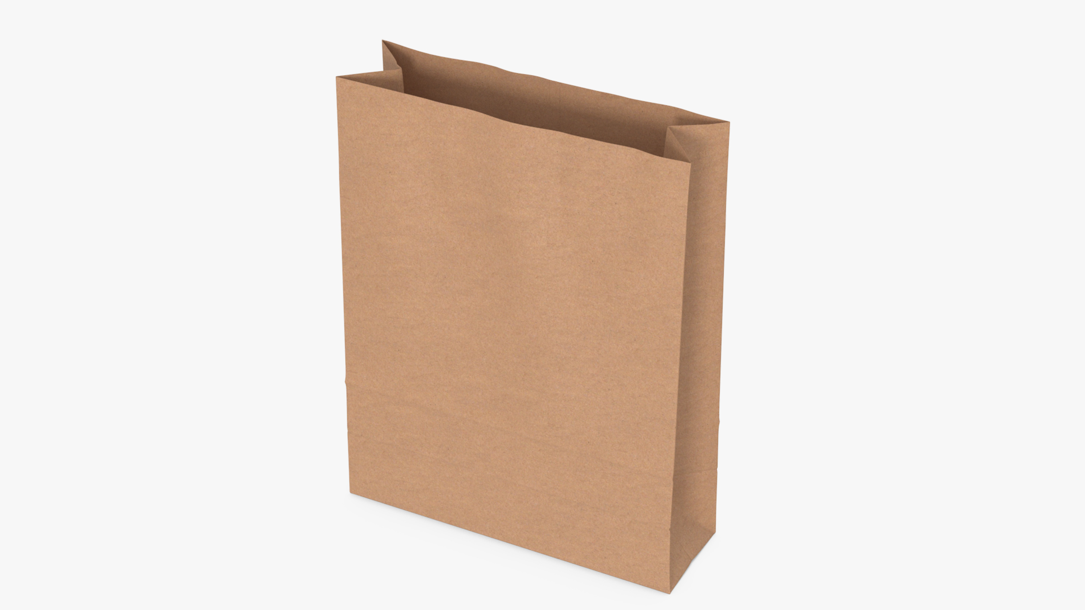 3D Paper Shopping Bag model