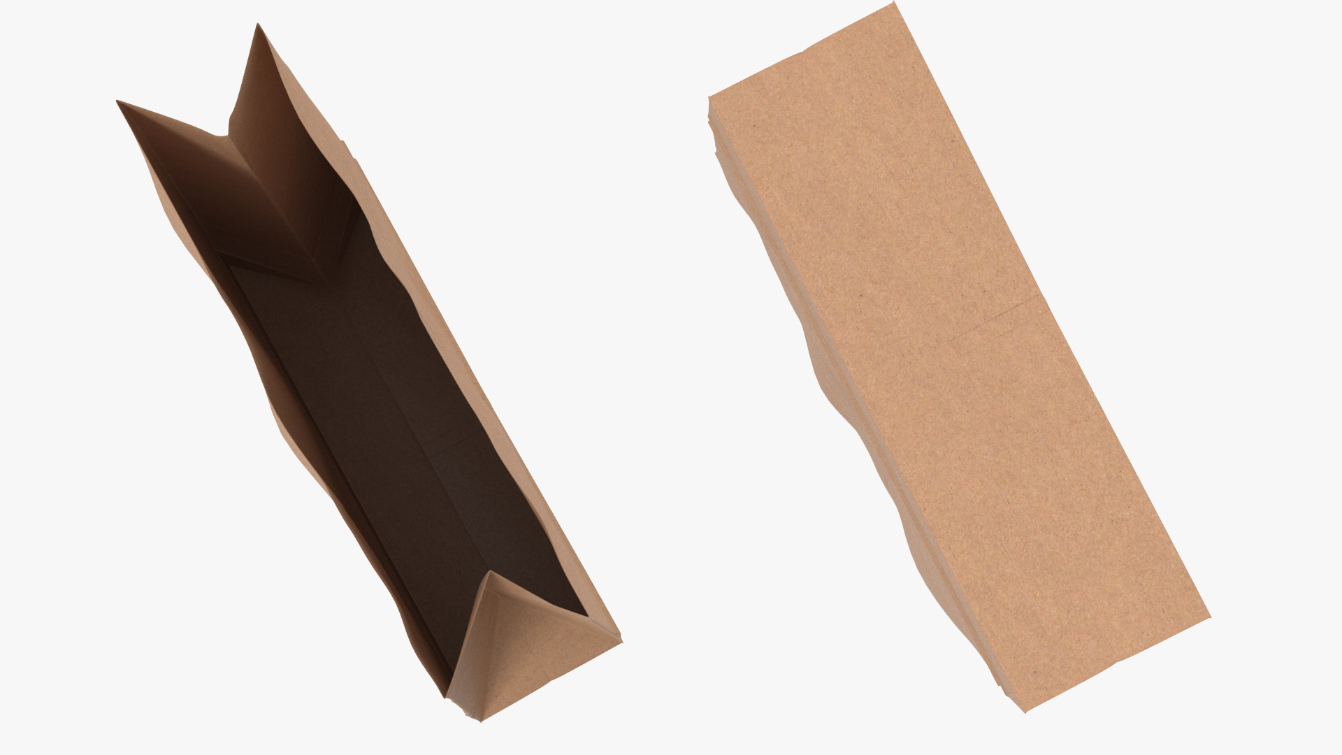 3D Paper Shopping Bag model