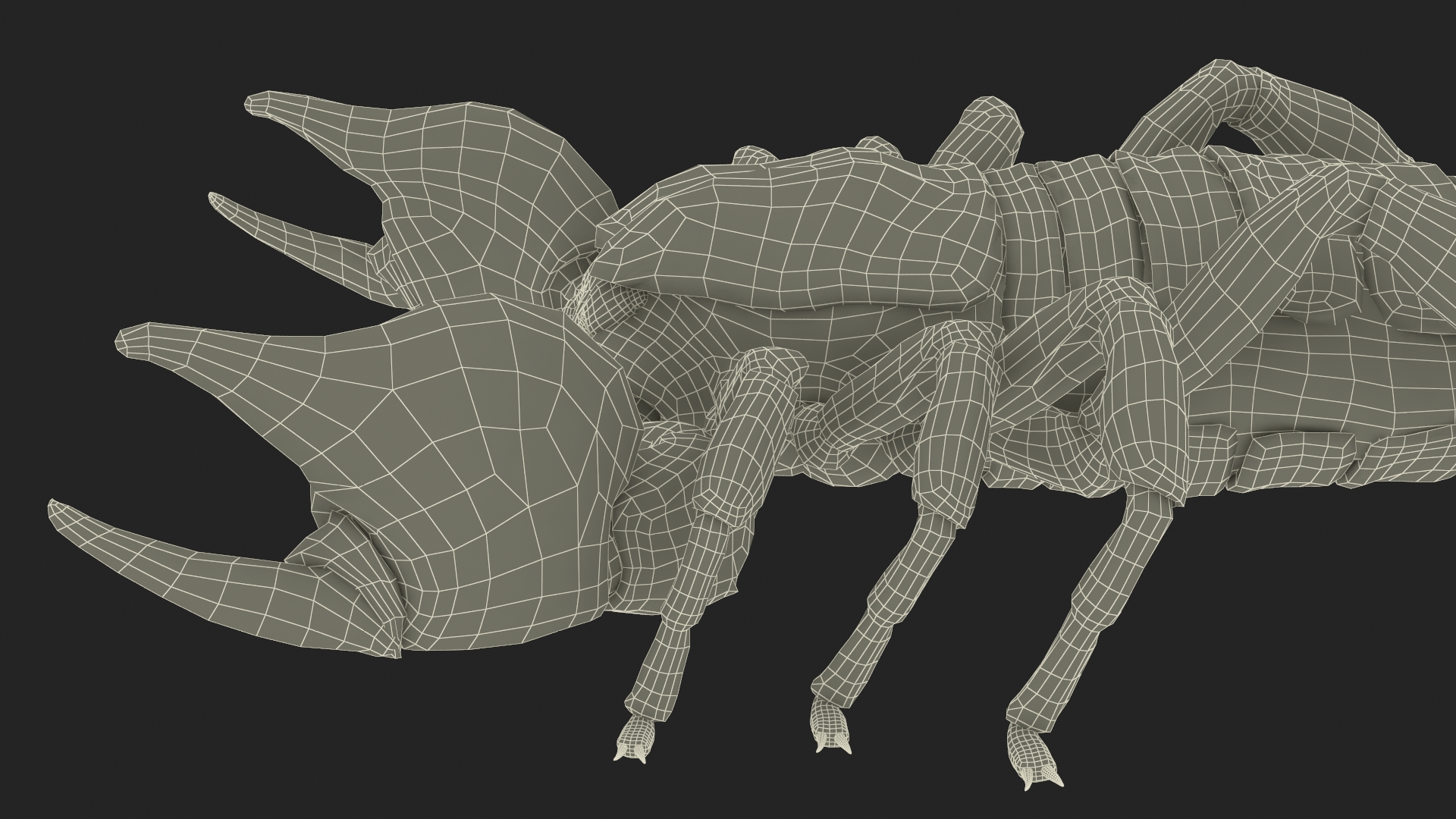 Realistic Scorpion Fur Rigged 3D model