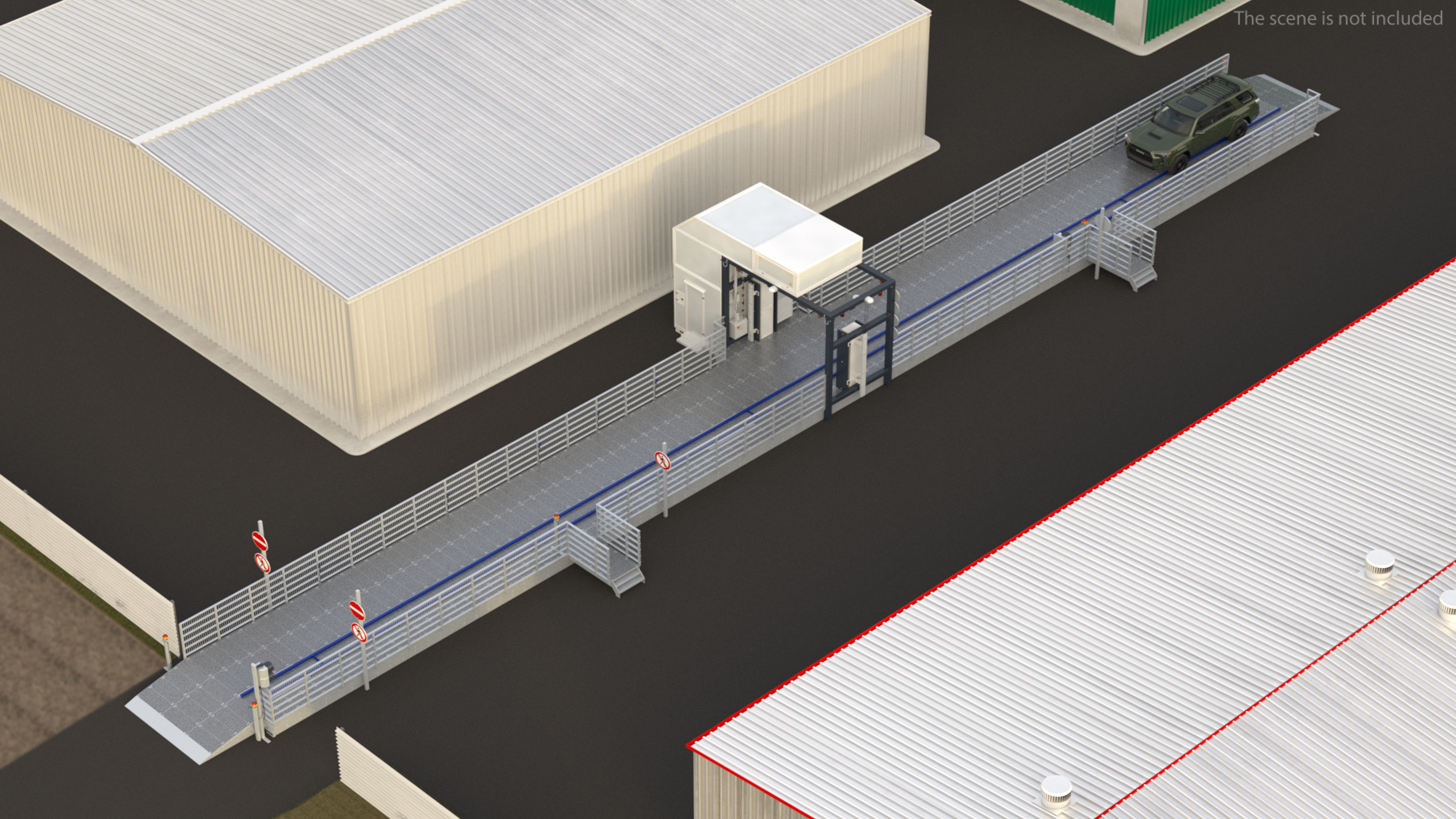 3D Smith Detection CIP 300 Conveyor Vehicle Inspection System model