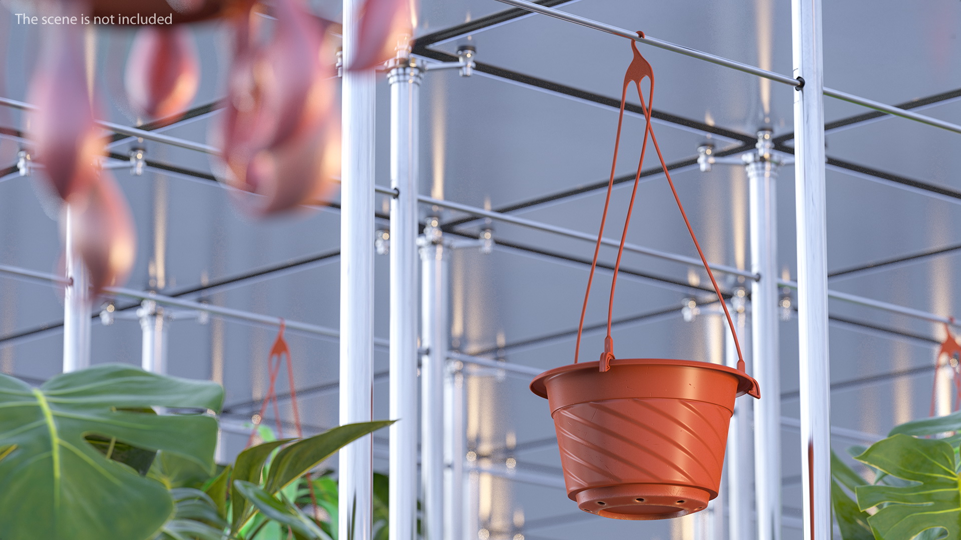 3D Hanging Pot with Soil