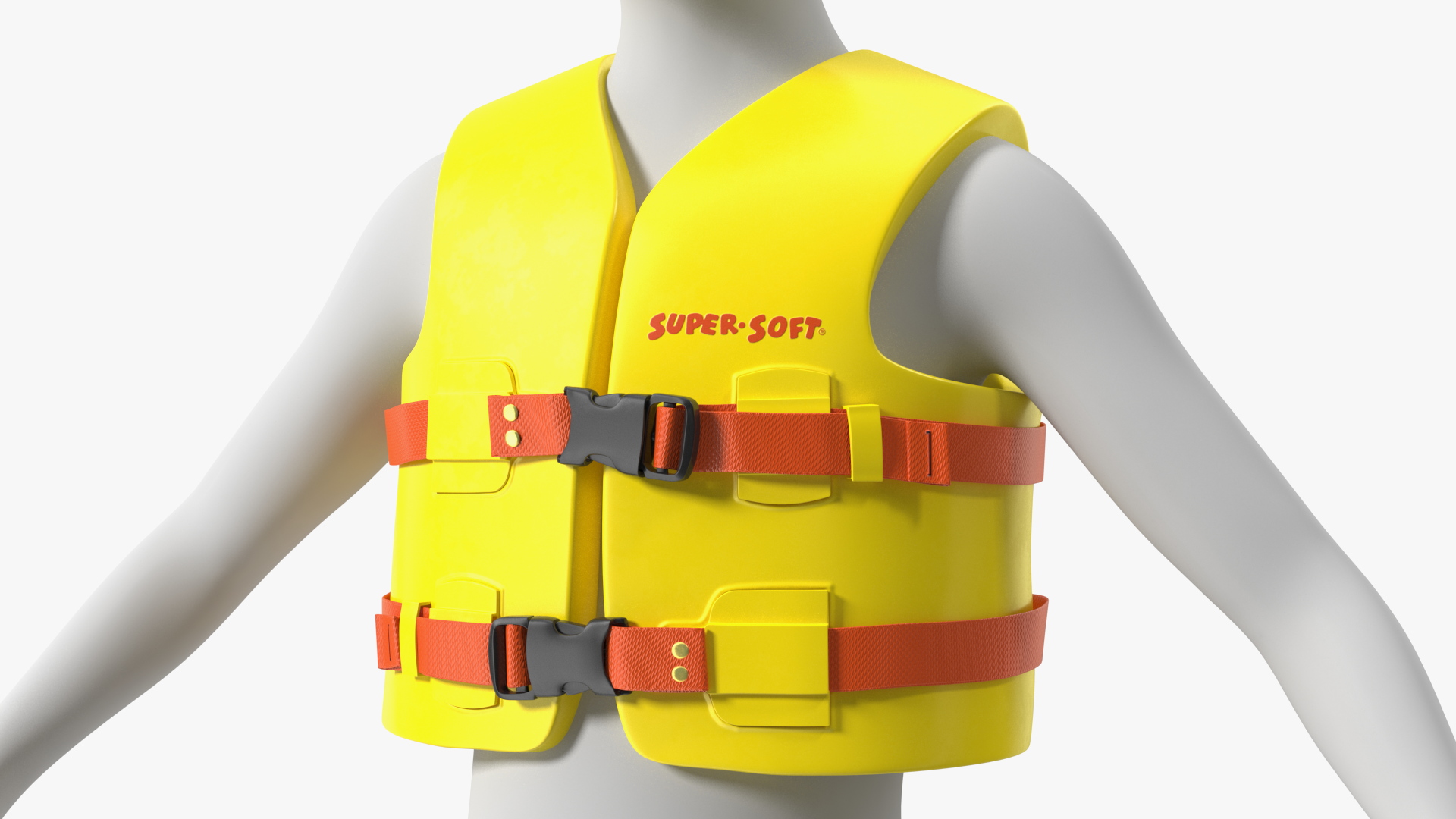 Super Soft Vinyl Coated Life Vest for Kids 3D