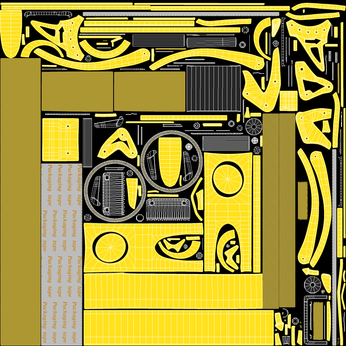 3D model Packing Tape Cutter Empty