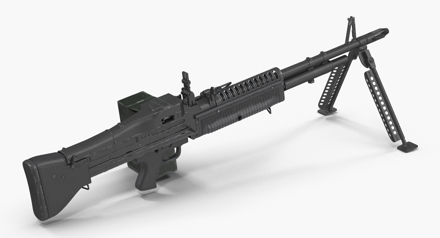 3D model M60 Machine Gun