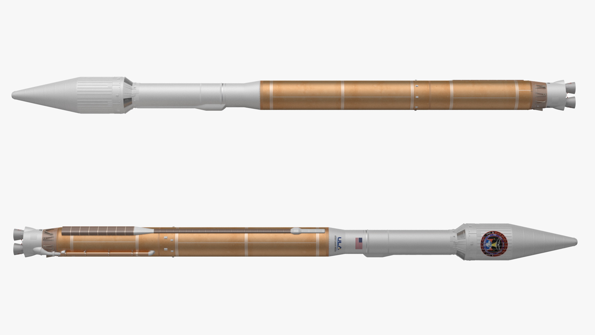 Atlas 400 Series Expendable Launch Vehicle 3D