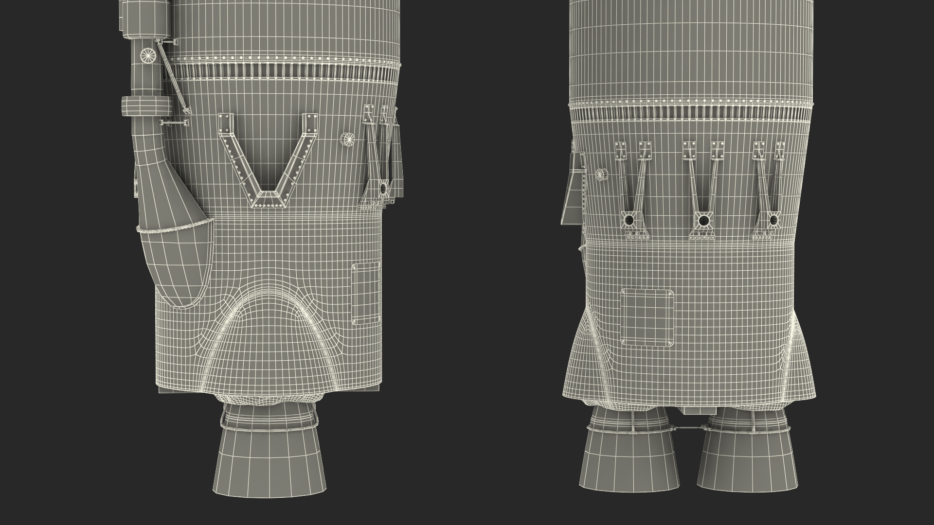 Atlas 400 Series Expendable Launch Vehicle 3D