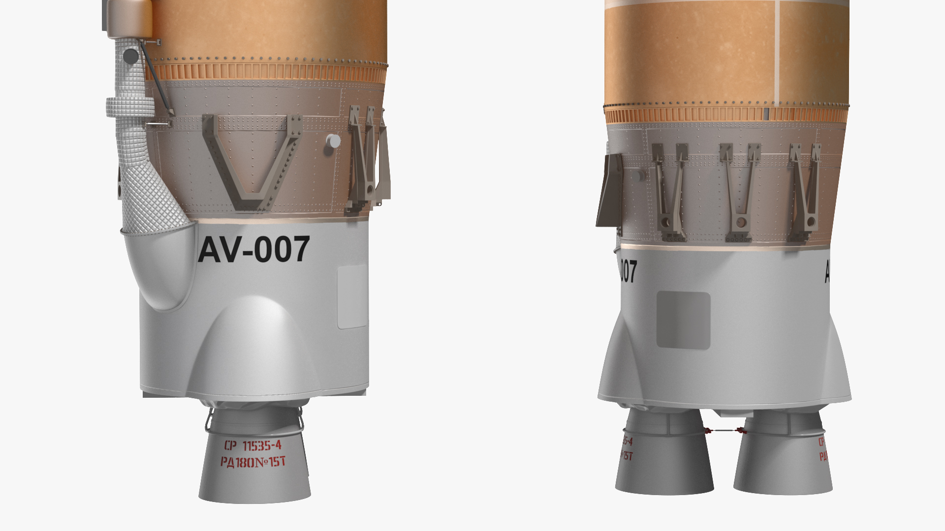 Atlas 400 Series Expendable Launch Vehicle 3D