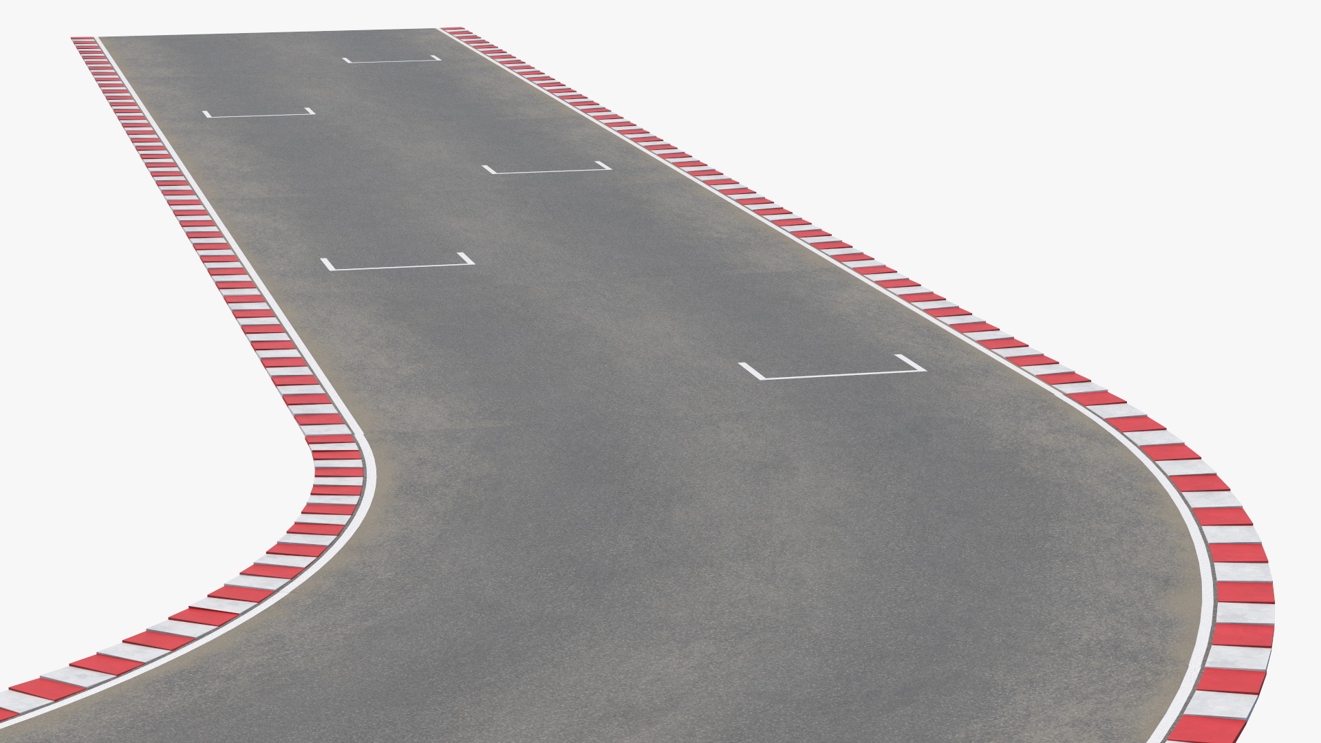 Race Track Formula 1 Set 3D model