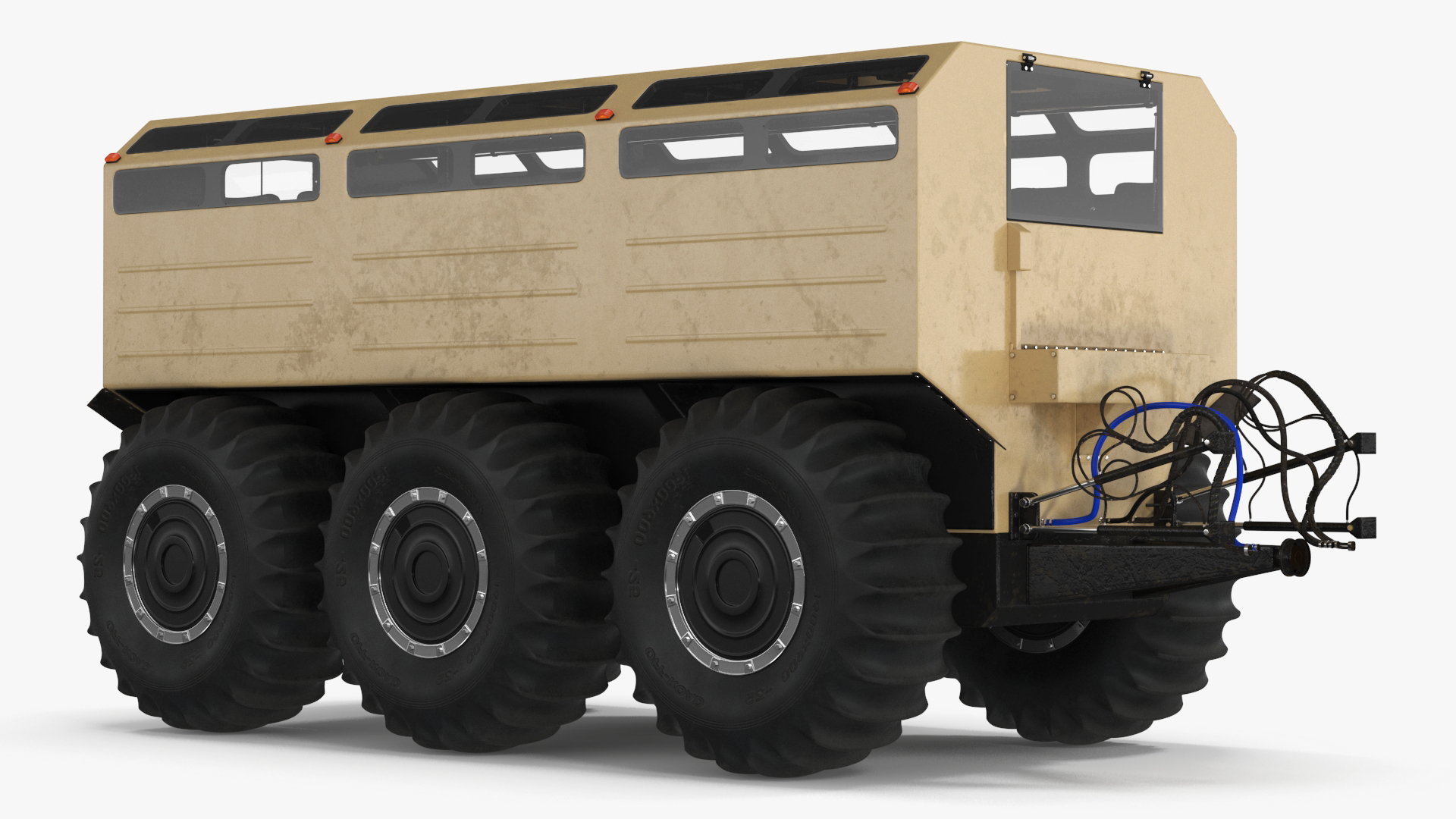 3D model All-Terrain Trailer Beige