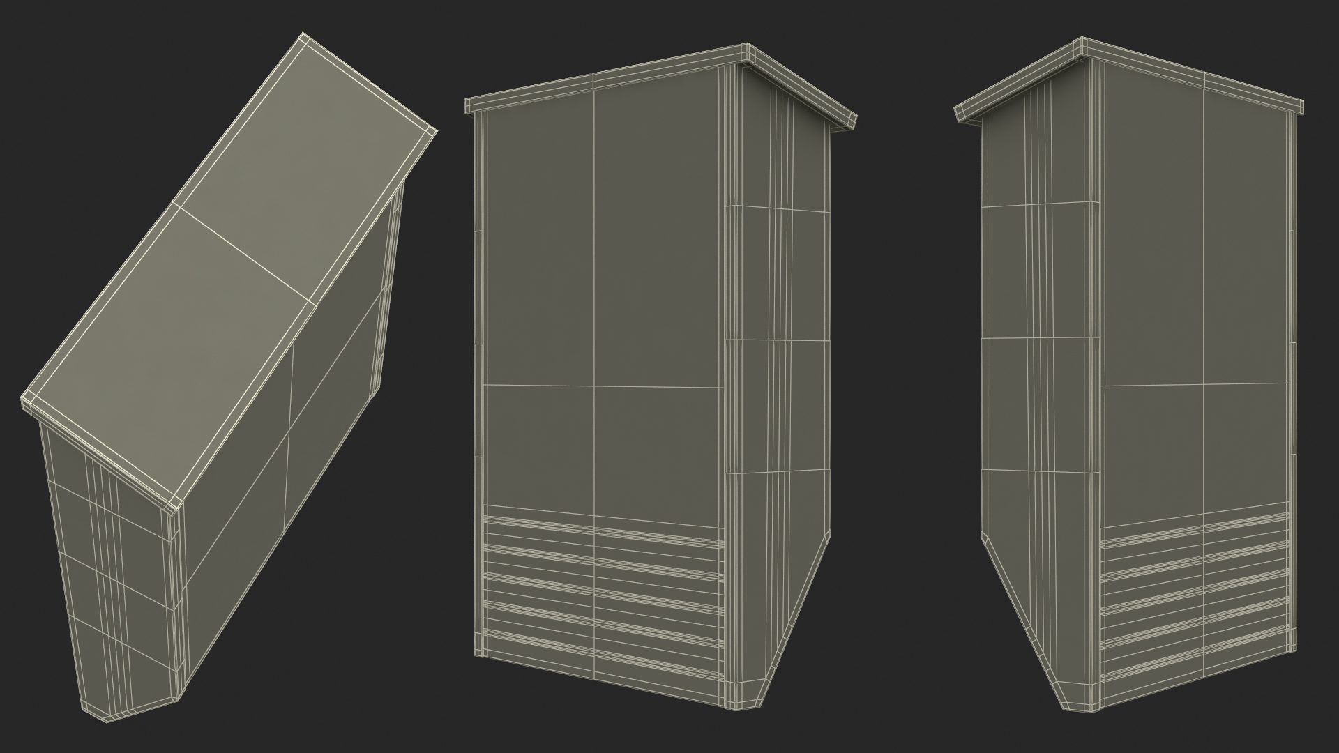 Bat House 3D model