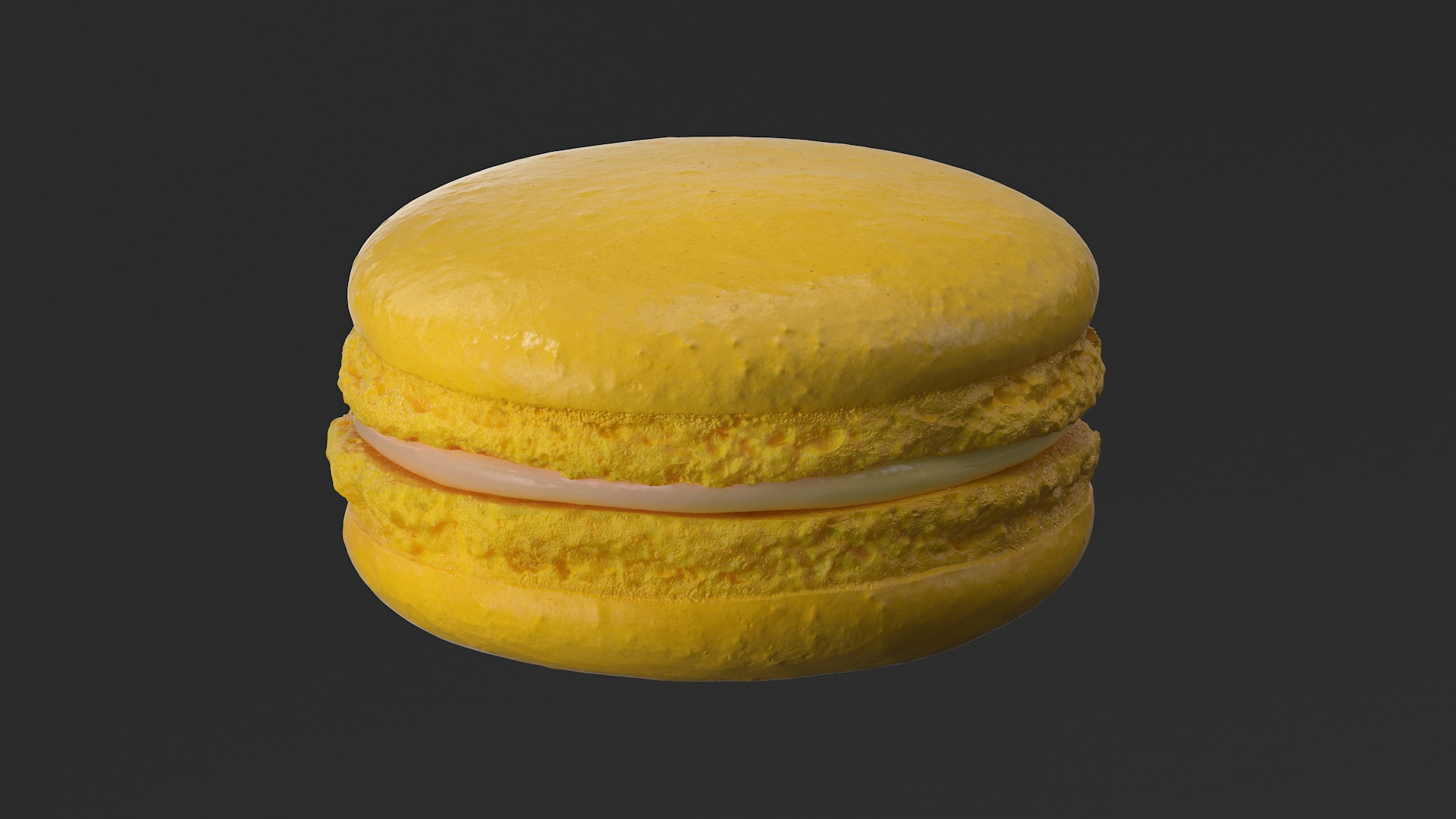 Banana Macaron 3D model