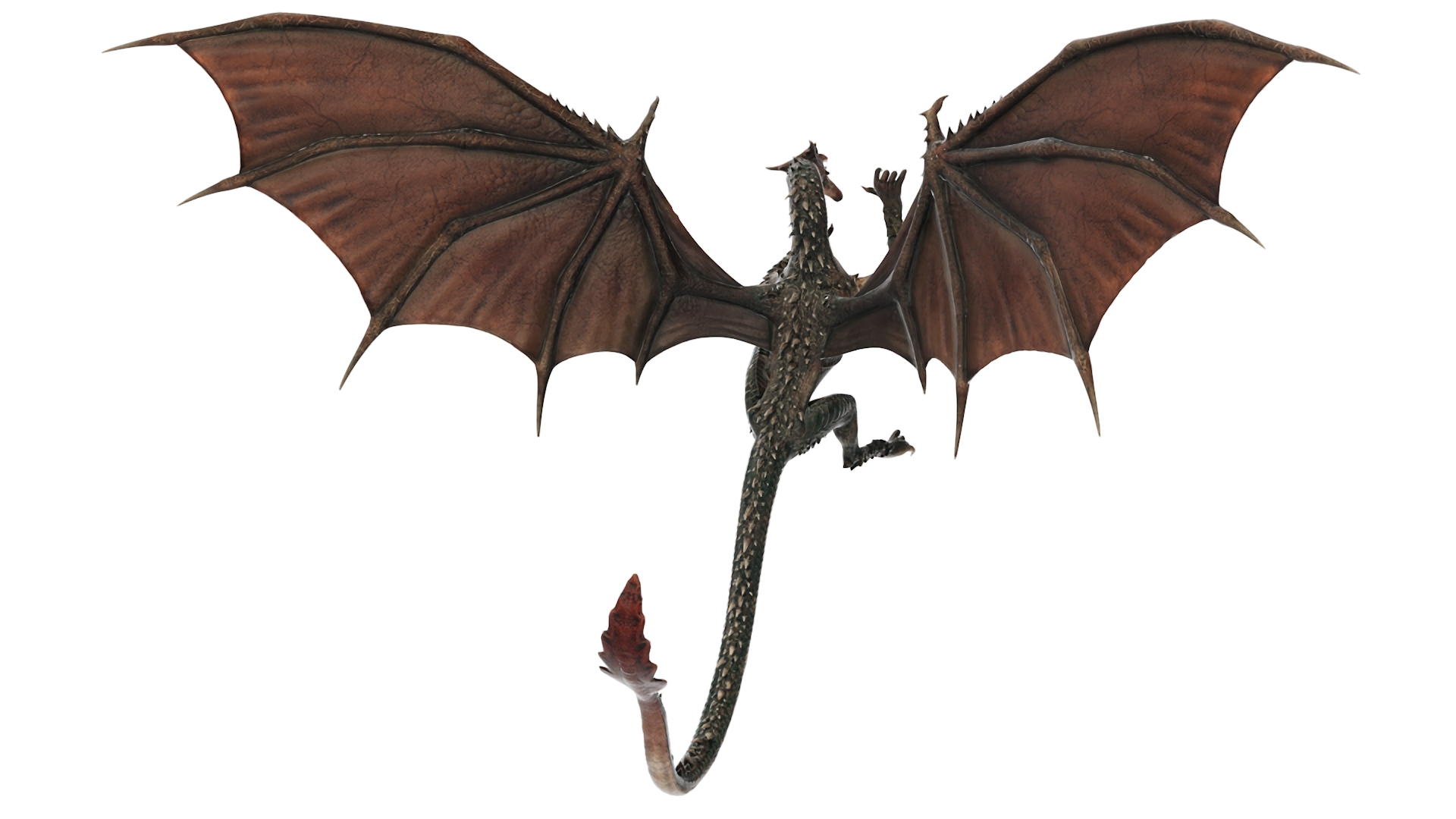 The Battle of Two Mythical Dragons 3D model