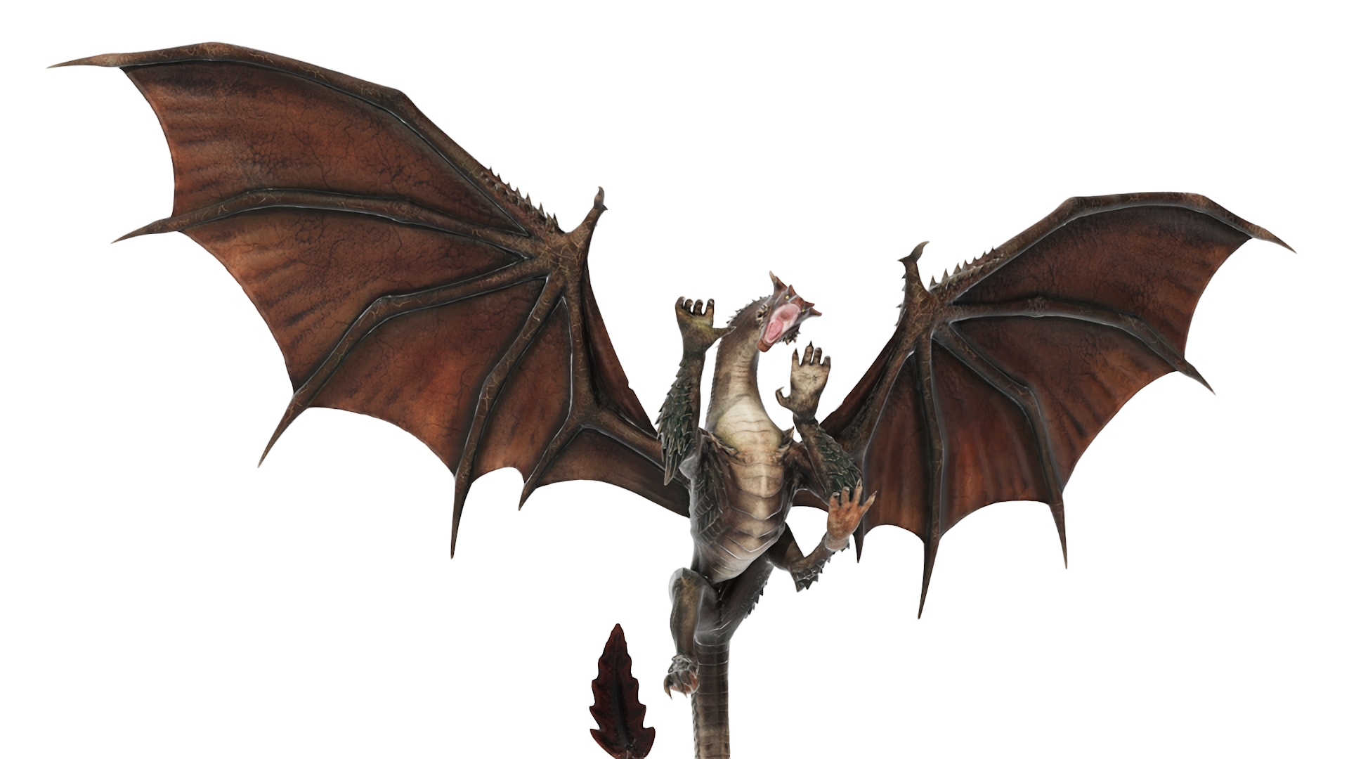 The Battle of Two Mythical Dragons 3D model