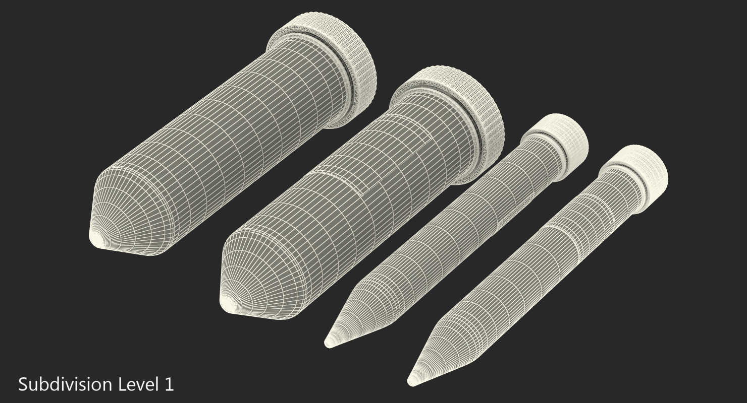 Lab Test Tubes 3D model